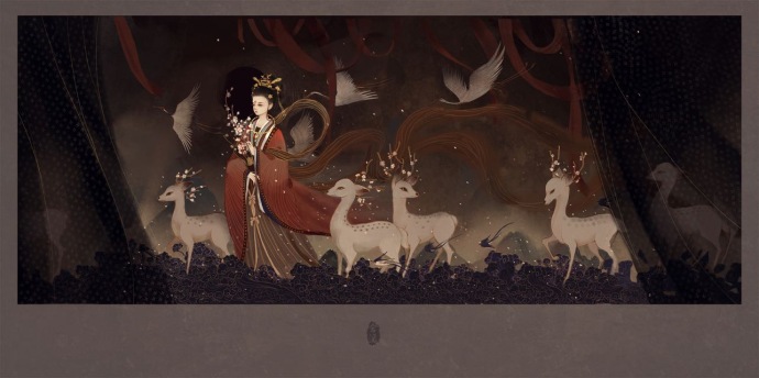 沉浮世界,静择一片清宁,绘心,绘梦,绘境|舍溪的插画