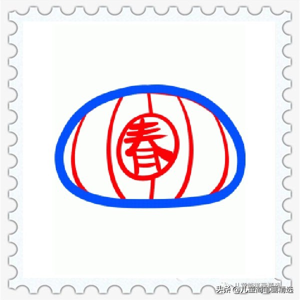 画灯笼简笔画的教程,各种灯笼简笔画画法