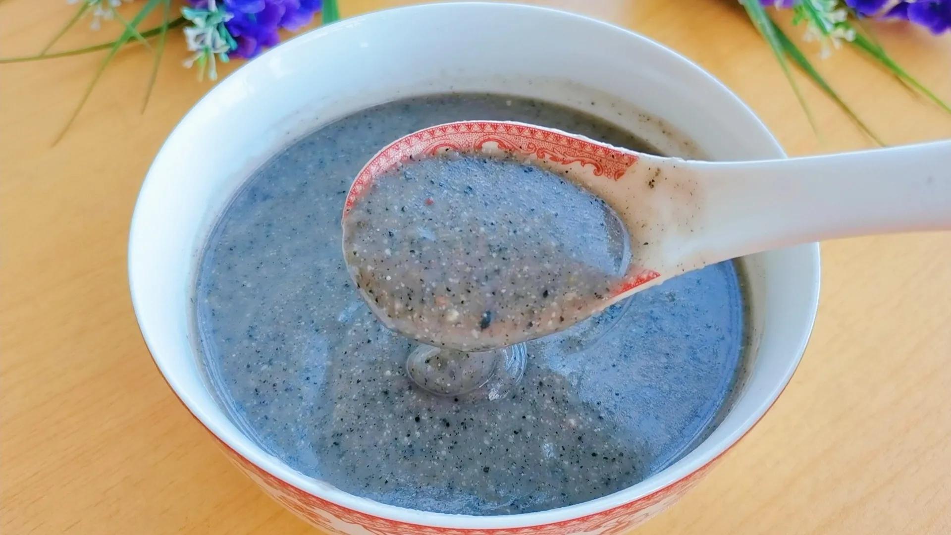 营养早餐冲泡芝麻糊,自制芝麻糊粉怎么吃不伤胃