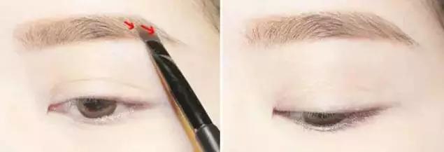 眉毛看起来很淡,眉毛淡但是看得见