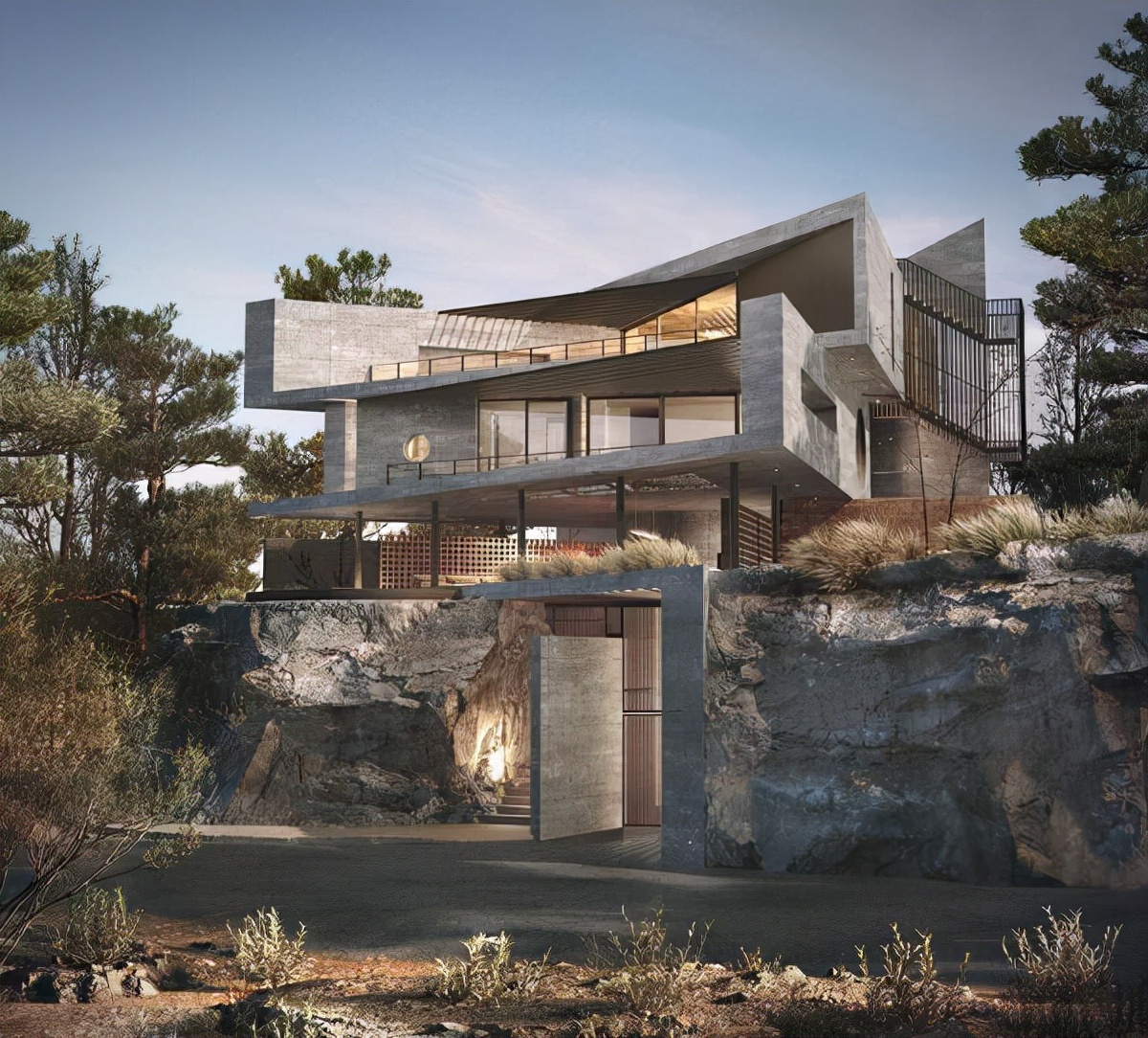 360度全透明房子设计,房子设计参观欣赏