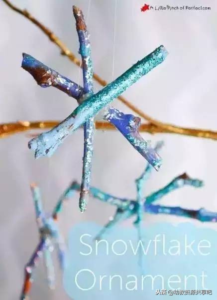 幼儿园冬季手工绘画漂亮,冬天手工画幼儿园简单