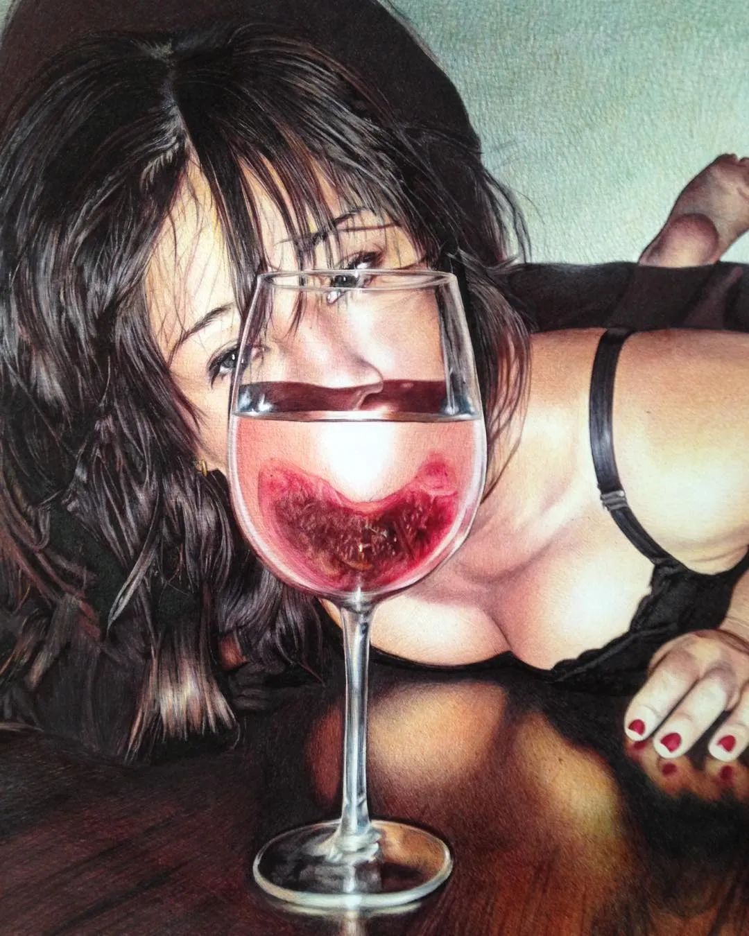 笔尖下的女人火辣性感身材,一天时间7000万*放播**量,网友围观