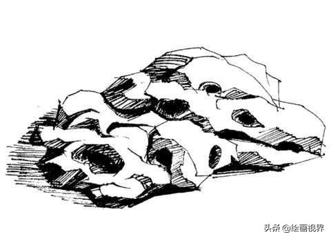 简单有意境的石头手绘,简单石头画入门教程免费视频