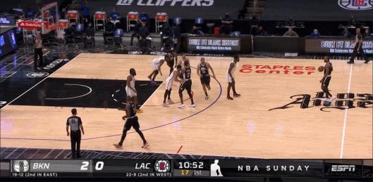 20210222篮网VS快船全场比赛攻防细节分析（上）