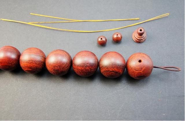 如何给文玩手串换绳,文玩换绳打结方法图解