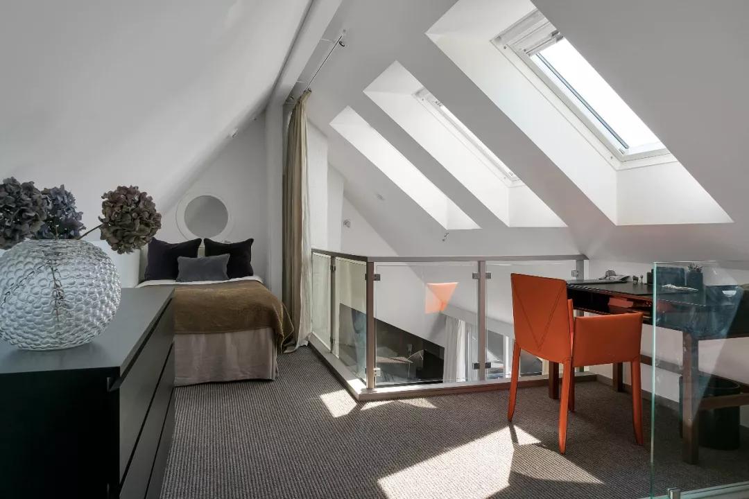 斜屋顶卧室设计效果图,单边斜屋顶怎么设计