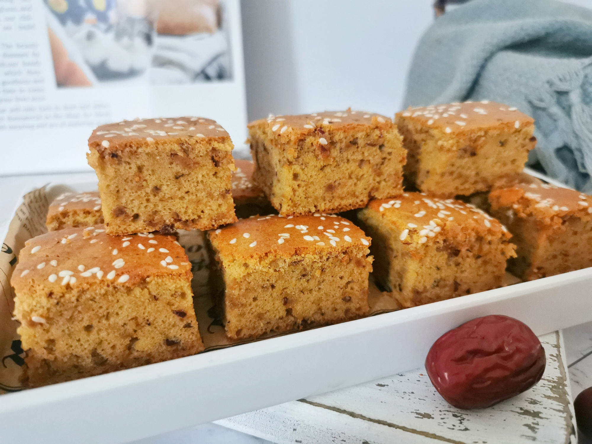 红枣糕的简单做法视频,红枣糕回缩