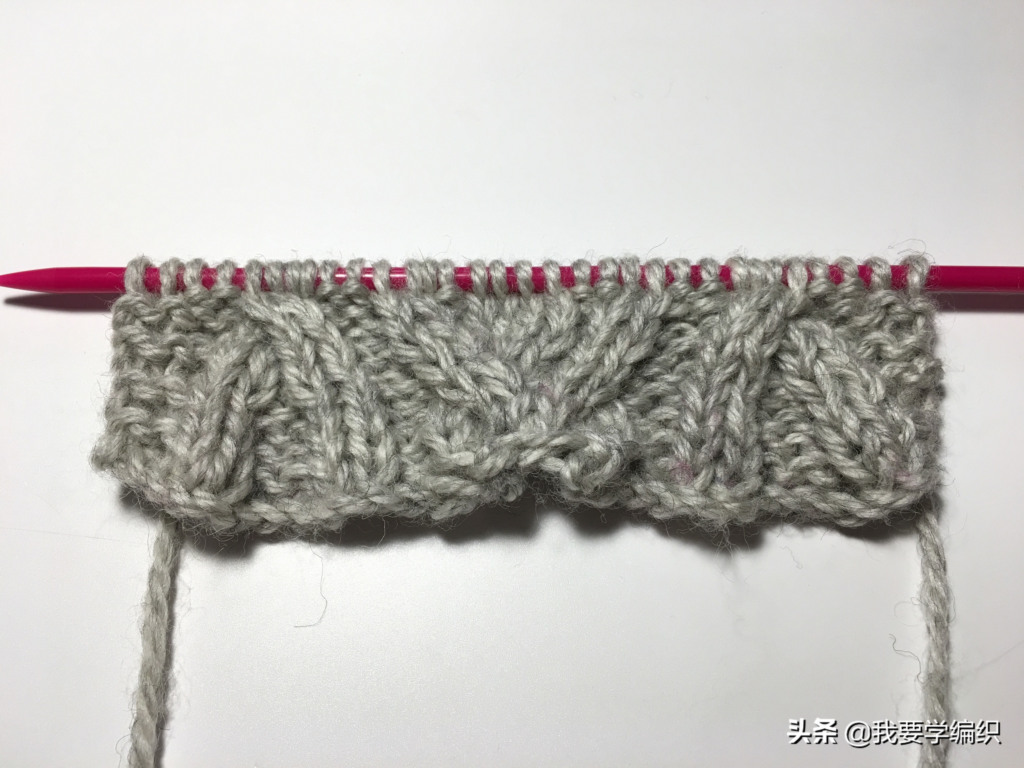 双扭麻花围巾教程,经典麻花围巾教程