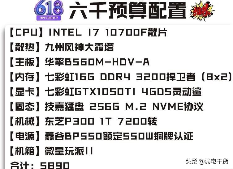 2021年7月电脑组装配置推荐,2022年3月组装电脑最佳配置清单