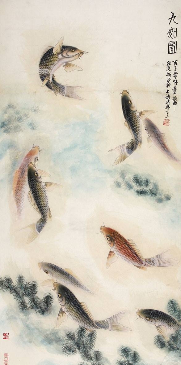 看“虎鱼大家”汪更新——画鱼，鱼翔浅底；画虎，虎啸深山