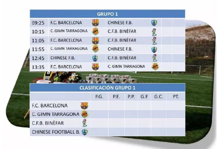 中国足球小将与巴塞罗那比赛集锦,中国足球小将4-3西班牙赫罗纳