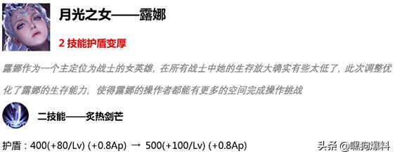 s15赛季更新内容王者,王者荣耀新版本英雄改动s17赛季