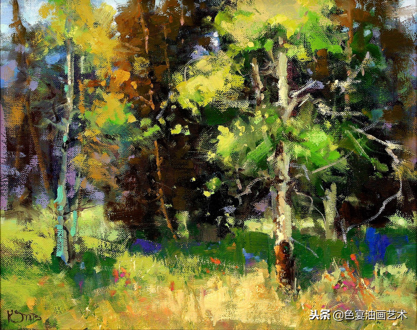 俄罗斯油画大师风景油画教程视频,油画大师油画风景创作教学视频