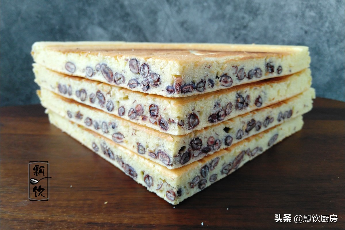 用电饼铛做简易红豆饼,红豆面食做法电饼铛
