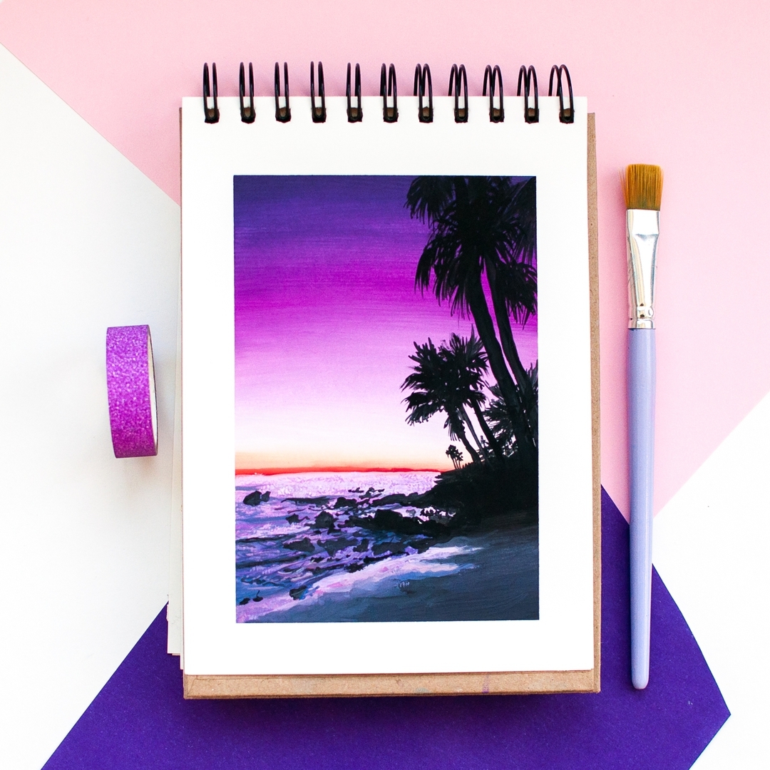 水彩手绘风景,sketchbook水彩手绘