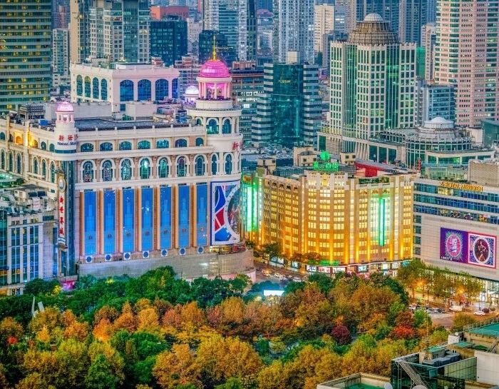 上海南京路各大商场,上海南京路步行街地下商场