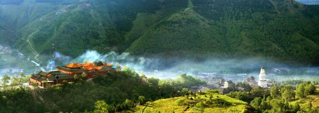 十大名胜古迹山西五台山,山西五台山风景秀丽建筑精巧