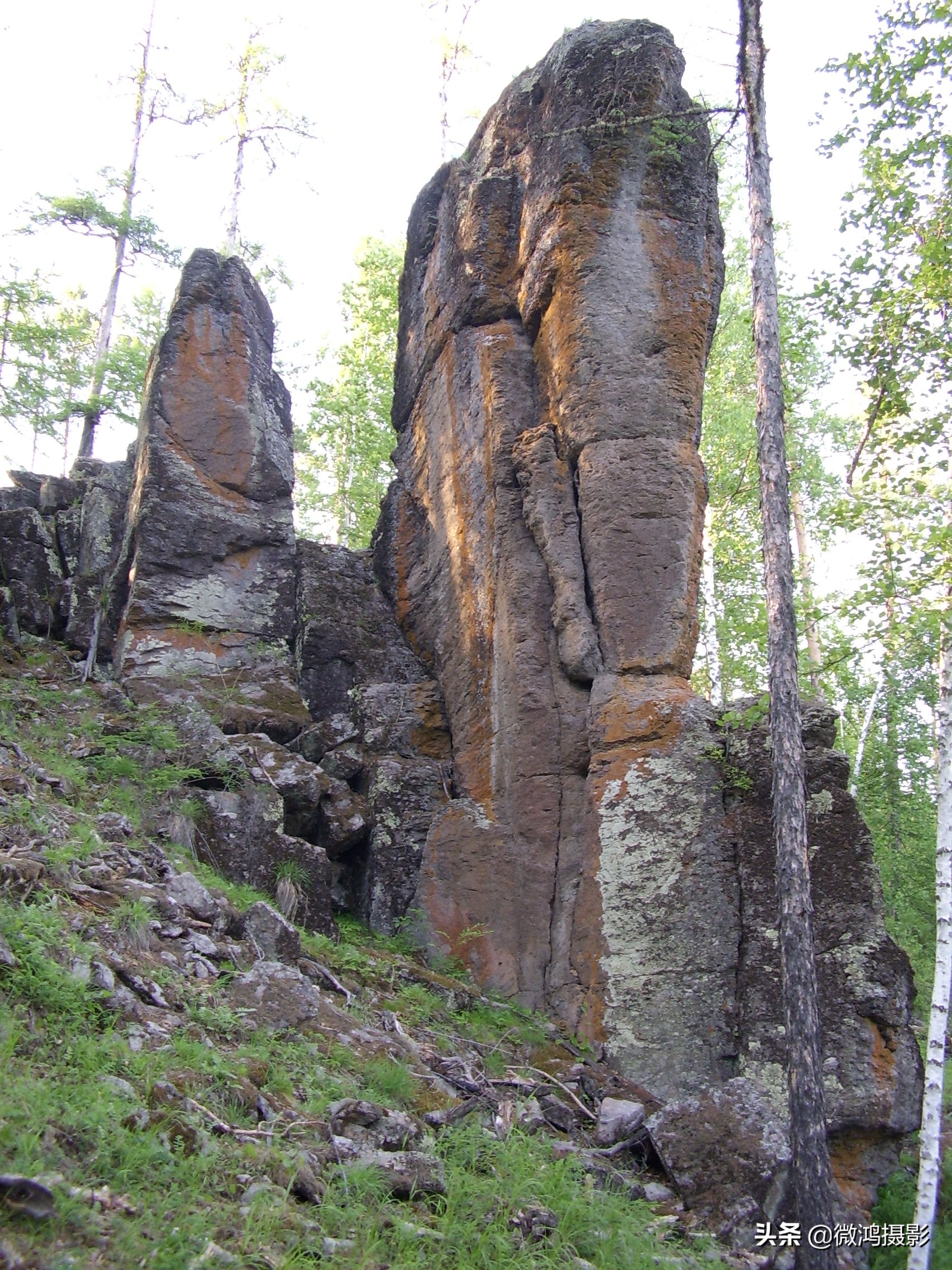古岩石林图片大全,石林岩画