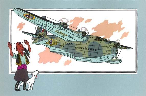 丁丁历险记飞机,丁丁历险记之二战飞机