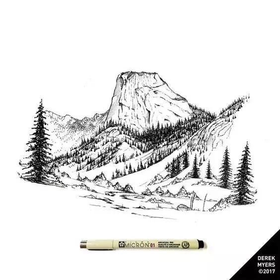 风景速写的好处,风景速写简单显高级