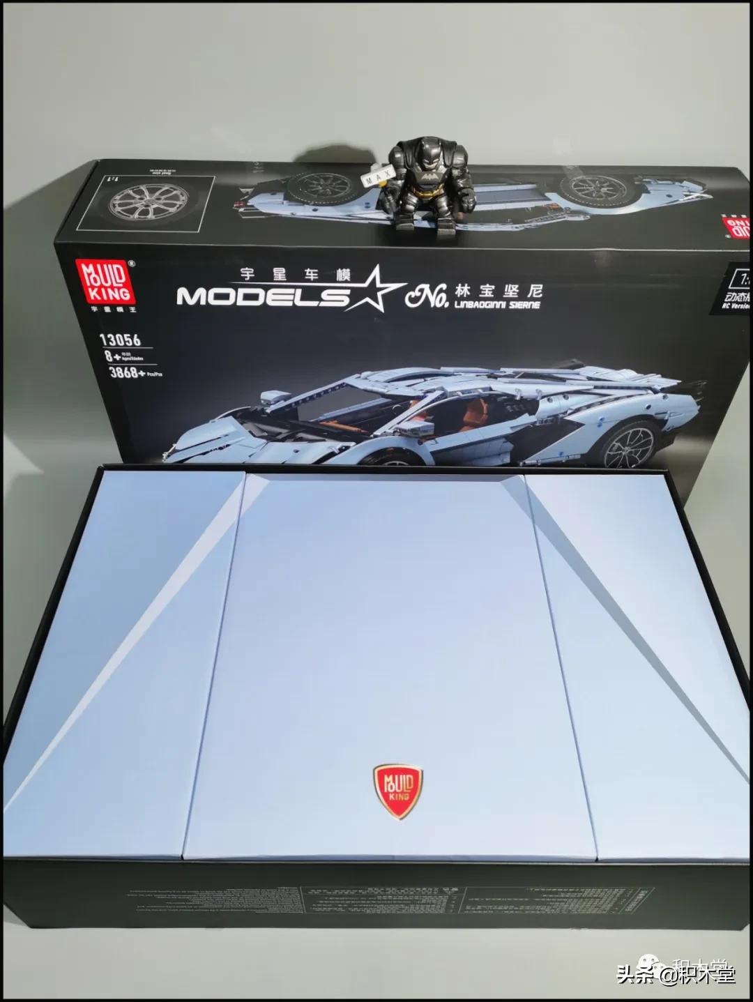 宇星模王13056拼装全过程,宇星模王积木开箱拼装过程