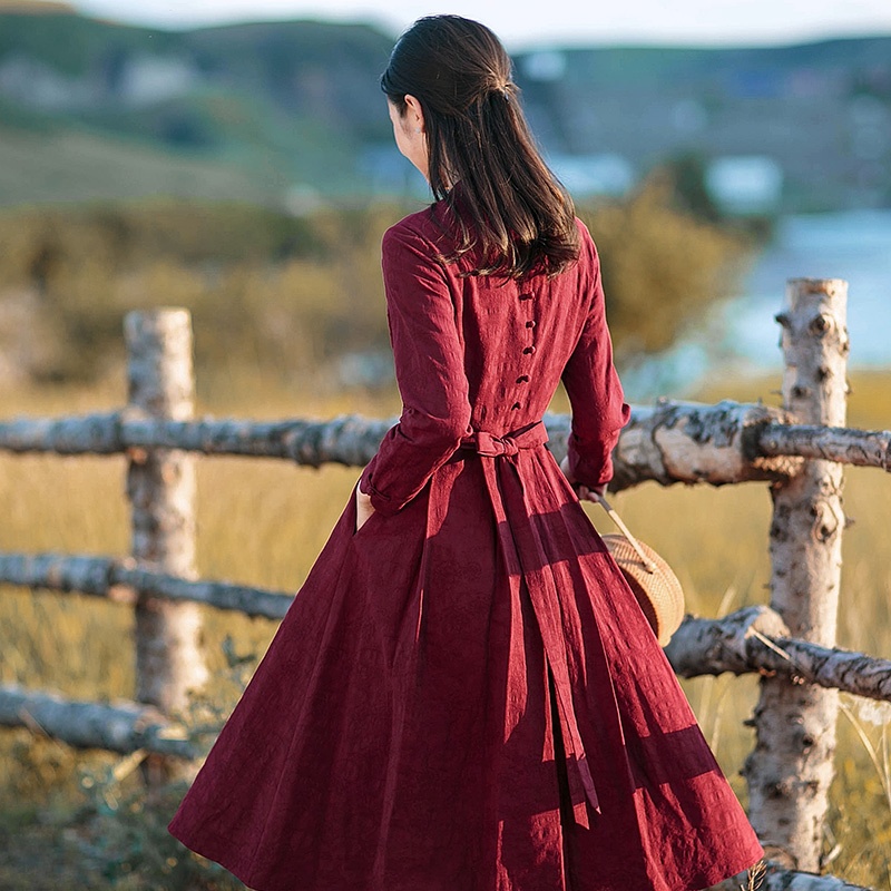 超适合秋天穿的仙女裙,气质仙女裙穿搭秋款