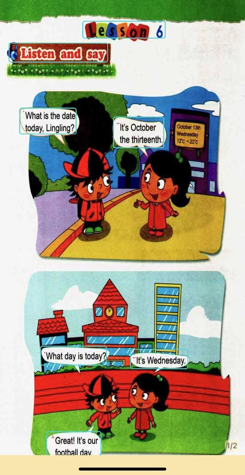 科普版三年级上册英语lesson5课文,跟孩子一起学英语的视频