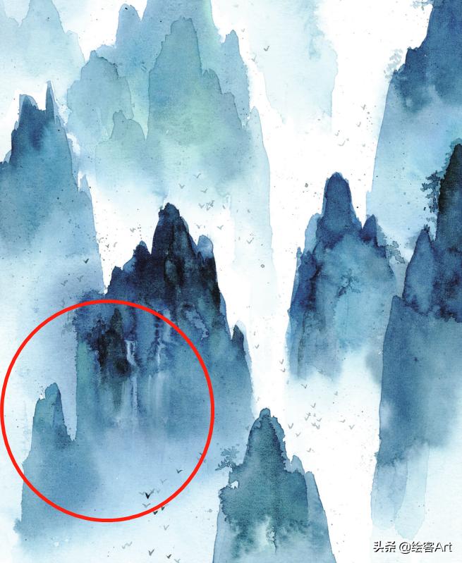 简单的水彩山水画教程,简单的水彩风景画怎么画