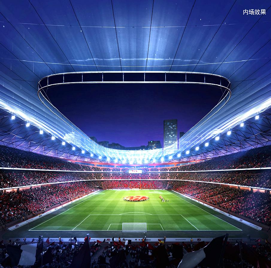 西安国际足球中心地铁,西安国际足球中心设计