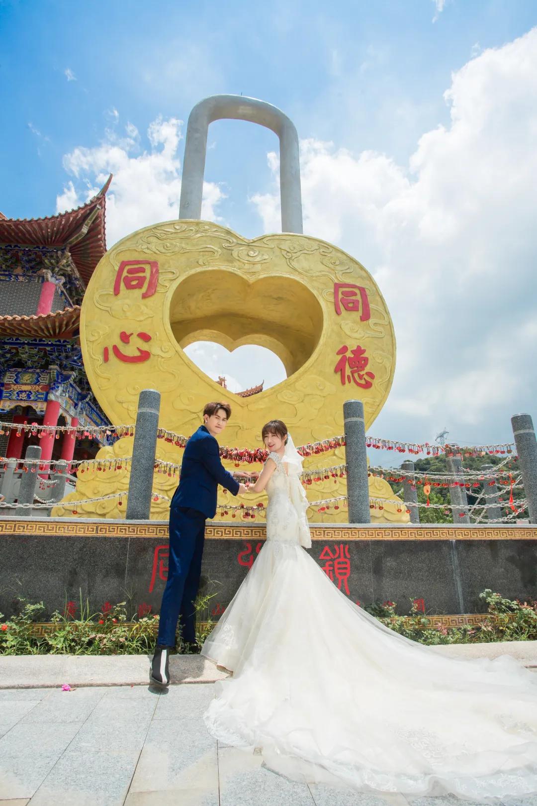 观音山婚纱照怎么拍,厦门旅拍婚纱照观音山