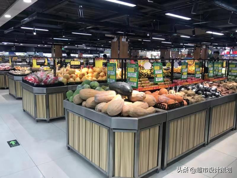 超市蔬菜陈列图片,超市地堆创意陈列