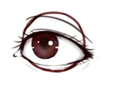 手绘眼睛零基础绘画教程,绘画教程谁看都能懂的眼睛画法