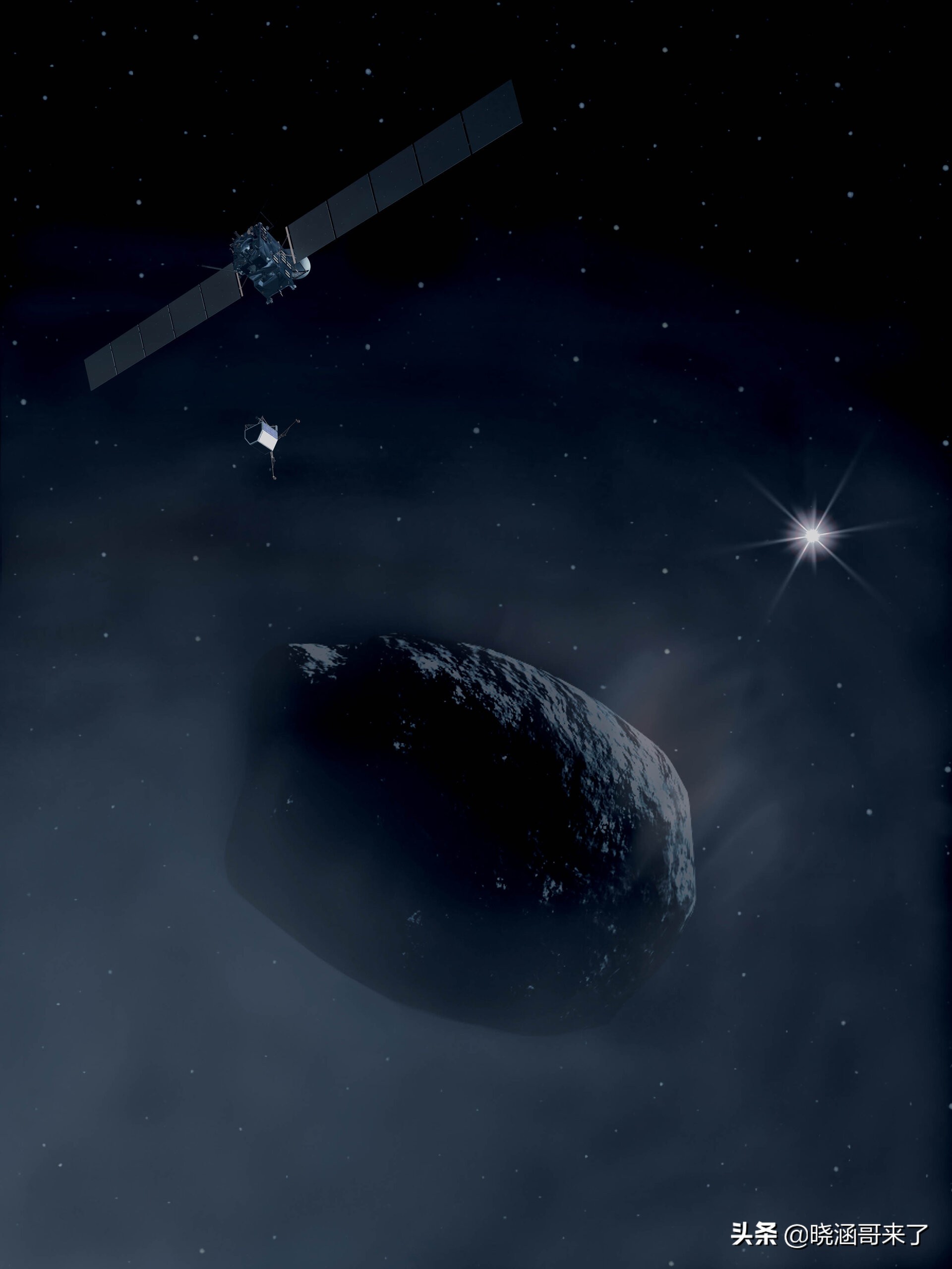 10.4万亿公里的彗星,86年哈雷彗星经过地球照片