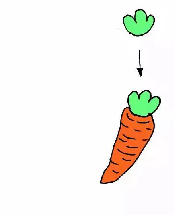 胡萝卜手工作品幼儿园简单教程,手工布艺胡萝卜制作过程图片
