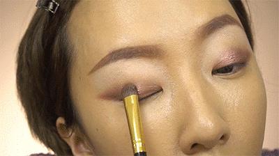 单眼皮狐狸眼妆画法日常,单眼皮大眼妆的画法步骤