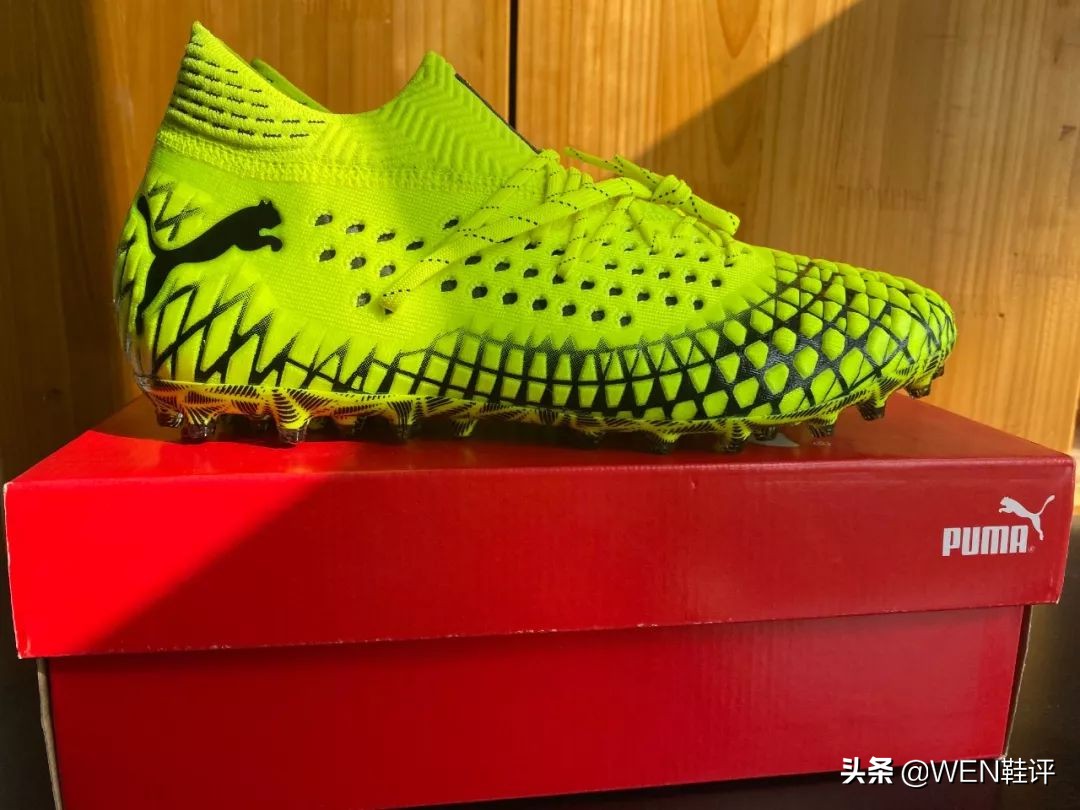 pumafuture绿色上脚体验,pumafuturez4.1足球鞋测评
