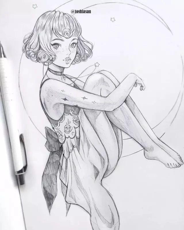 动漫线稿大全,动漫线稿分享