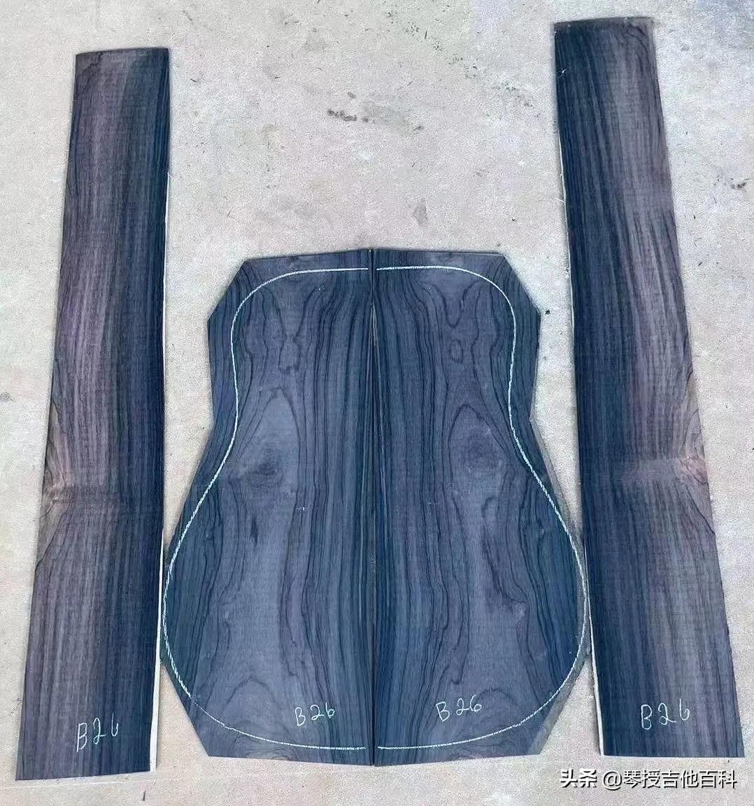 巴西玫瑰木图片欣赏,巴西玫瑰木背板