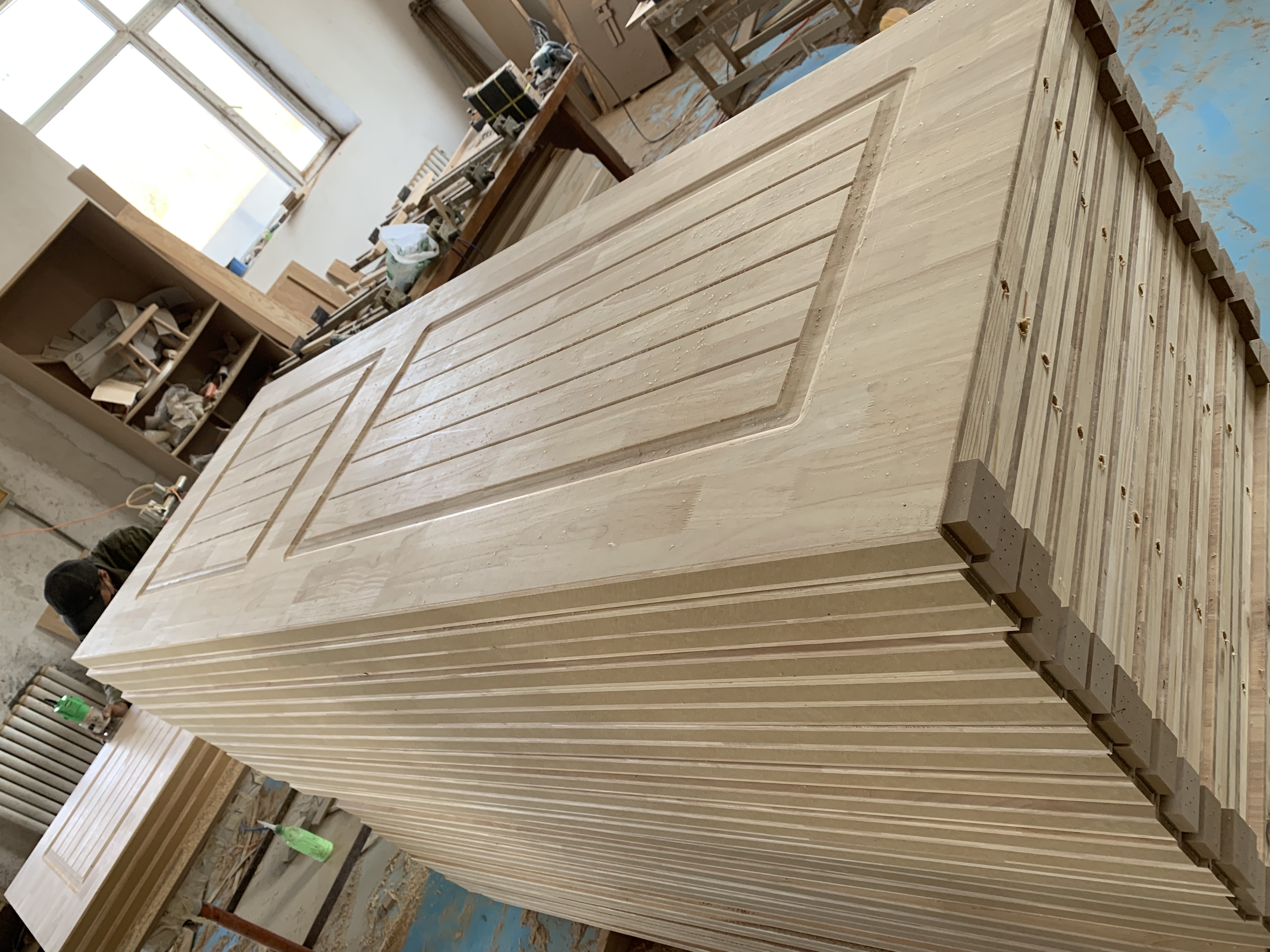 平板木门内部结构,平板门的内部结构