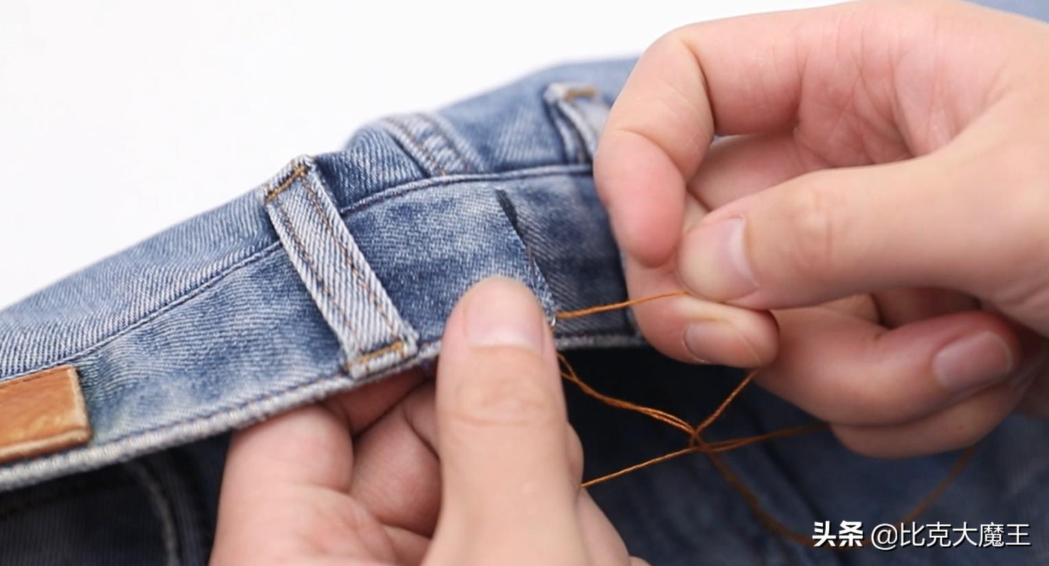 牛仔裤裤腰太大怎么剪掉小妙招,牛仔裤腰太小怎么换裤腰