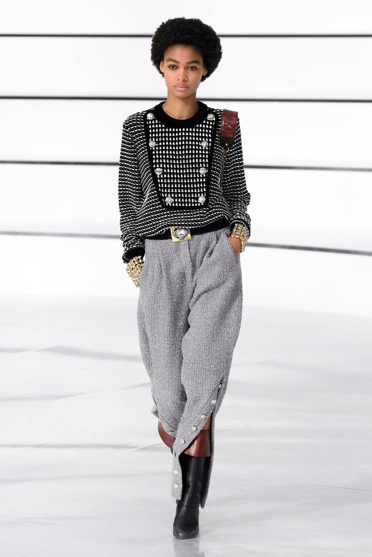 chanel早春秀,chanel2021成衣展