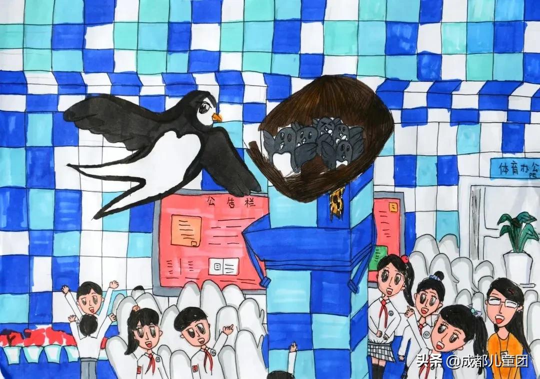 生态园的青蛙，屋檐上的燕子……都是成都这所小学的“校宠”