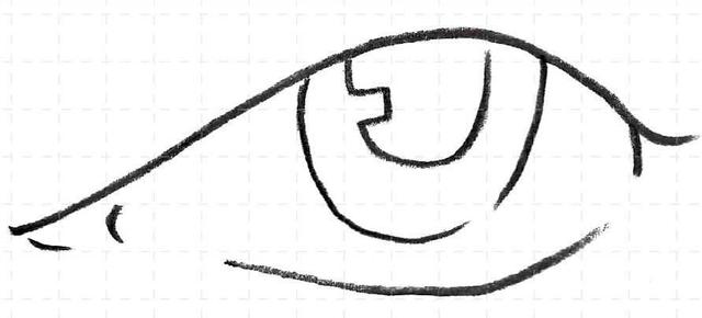 最简单的眼睛画法教程,零基础画画眼睛教程图片