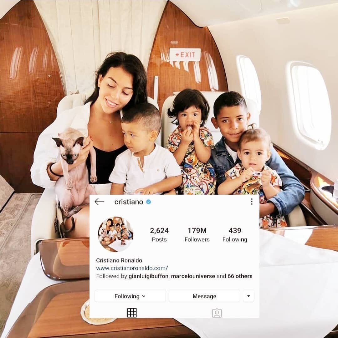 c罗晒全家照片和爱的人开始度假,c罗出席活动穿搭