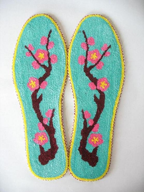 刺绣鞋垫花样各种图案,鞋垫美术花样图案大全