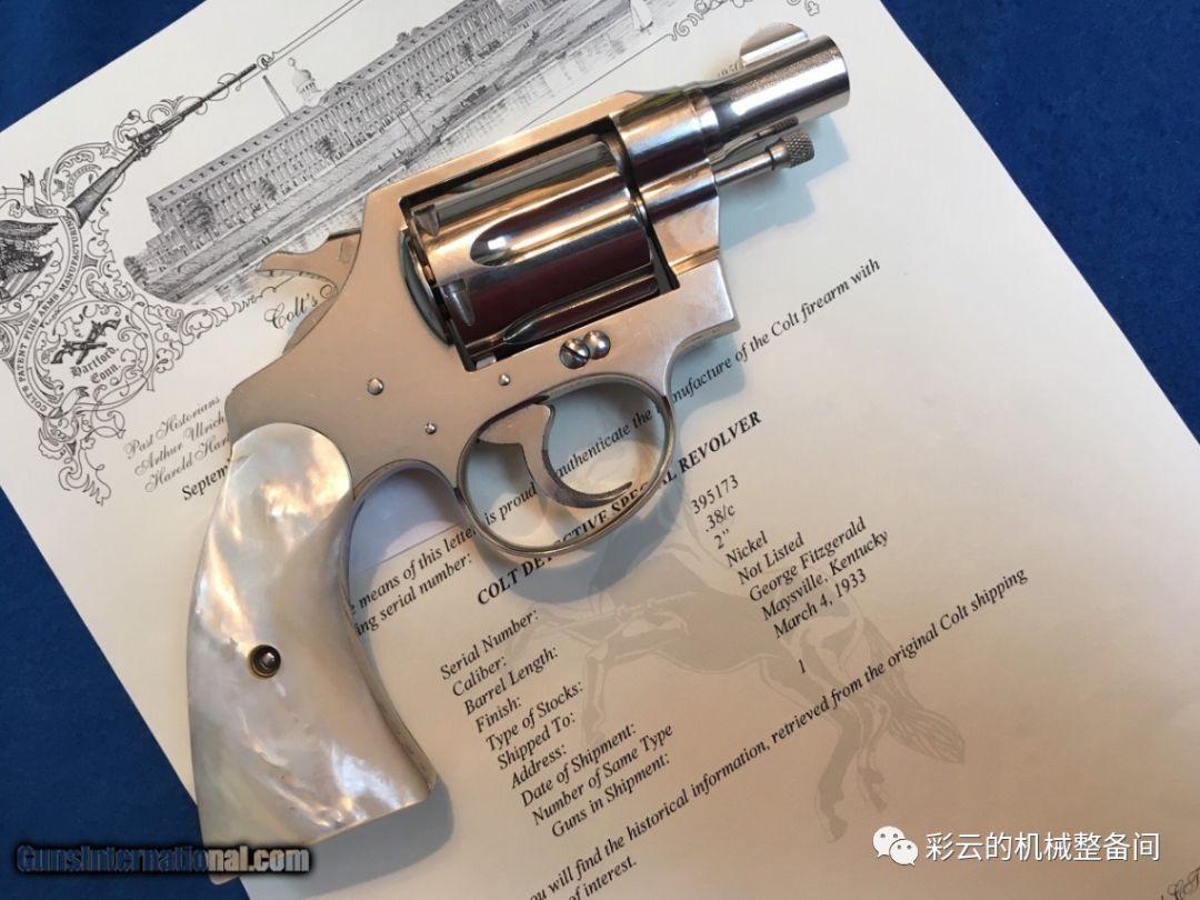 早期柯尔特转轮手枪,柯尔特detectivespecial转轮手枪