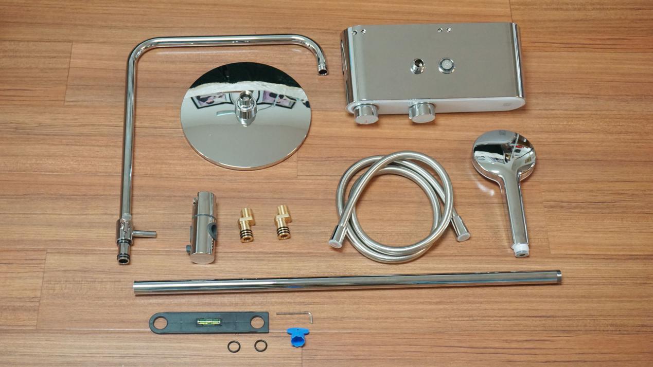 小米有品上999元花洒，水力发电LED显示，德国内芯，自动净垢顶喷