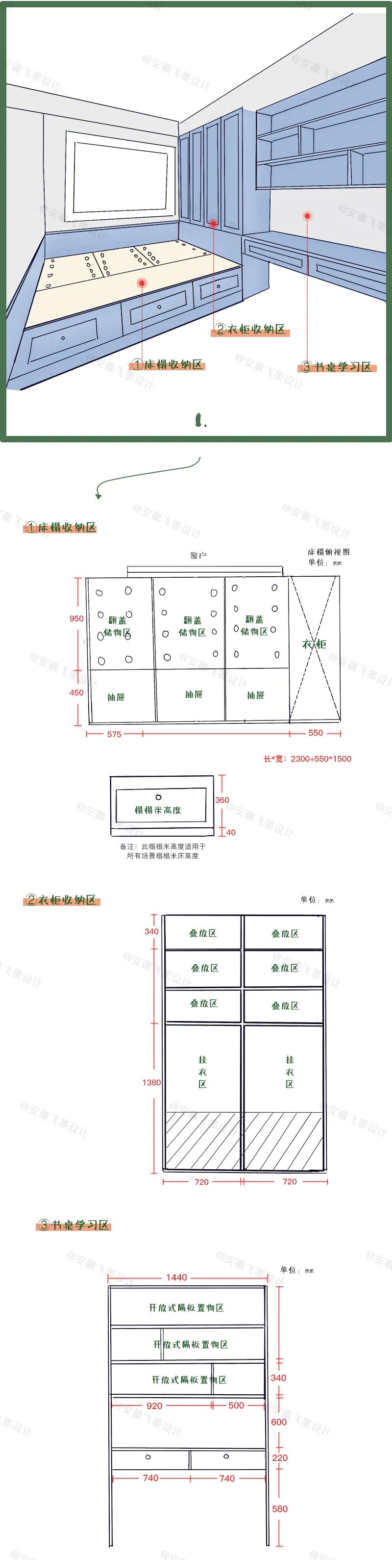 买大买小不如买的合适，这份家居尺寸攻略够详细了，建议拿去收藏