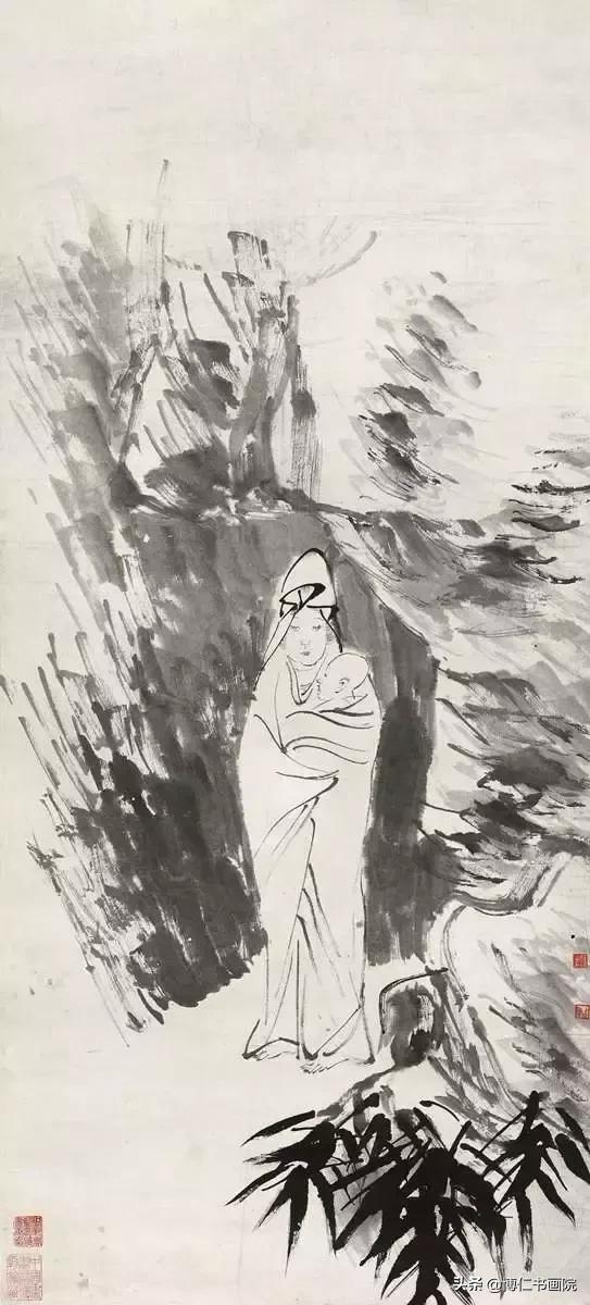 任佑年人物画无人超越的线条 (任伯年人物画高清大图)